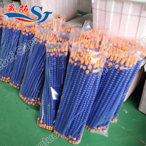 Plastic cooling pipe